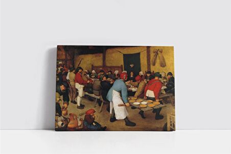 Köy Düğünü Kanvas Tablo