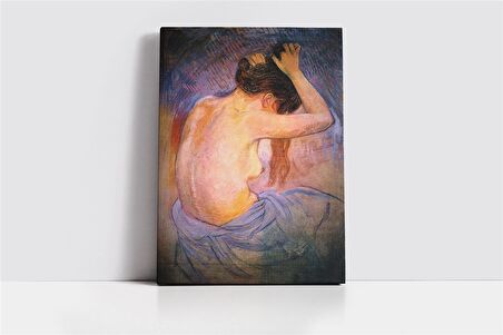 Soyut Kadın Kanvas Tablo