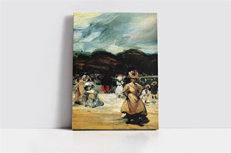 İn The Luxembourg By Glackens Kanvas Tablo