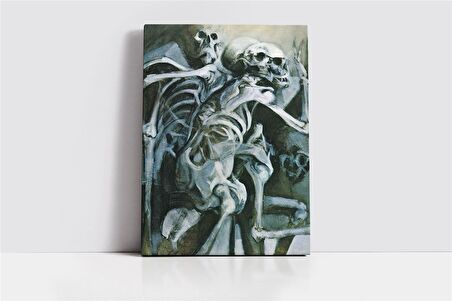 Soyut İskele Kanvas Tablo