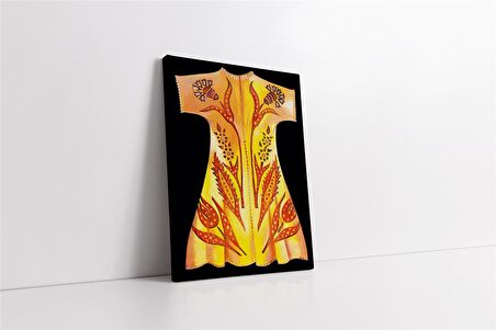 Sarı Kaftan Kanvas Tablo