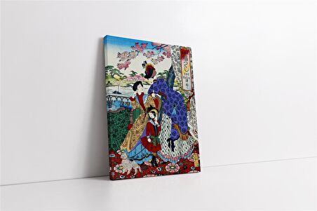 Japon Sanatı Kanvas Tablo