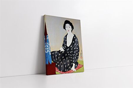 Japon Kadın Kanvas Tablo