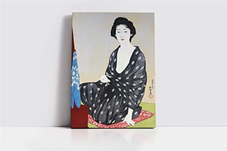 Japon Kadın Kanvas Tablo