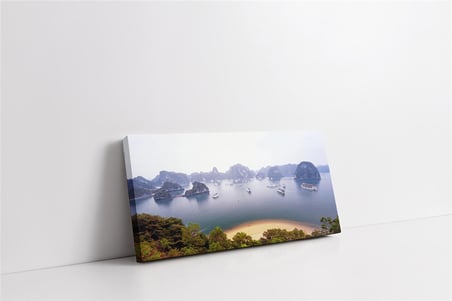 Vietnamda Güneş Doğarken Kanvas Tablo
