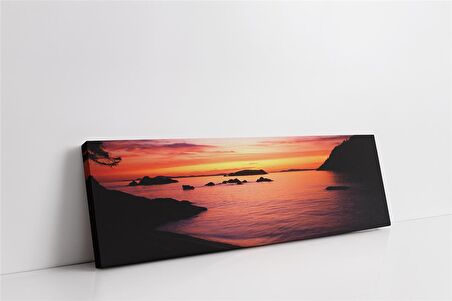Panoramik Deniz Kanvas Tablo
