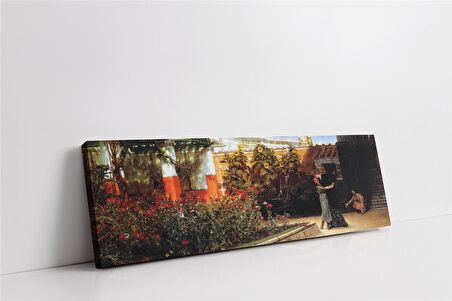 Romantik Karşılama Sir Lawrence Alma Tadema Kanvas