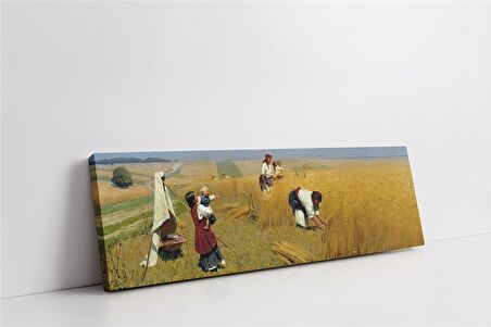 Çalışan Yaşlı Kadınlar Kanvas Tablo