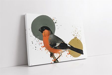 Dalda Saksağan Kanvas Tablo