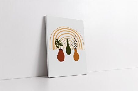 Line Art Objeler Kanvas Tablo