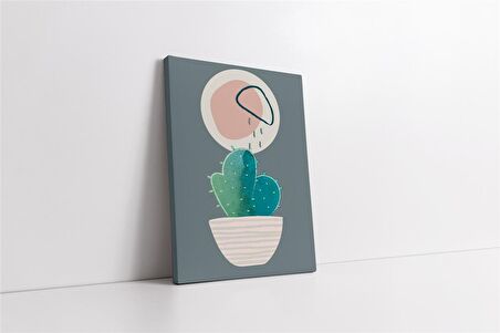 Line Art Çiçek III Kanvas Tablo