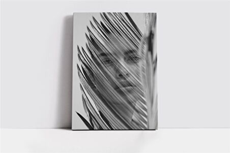 Kadın Portre Manipülasyon Kanvas Tablo