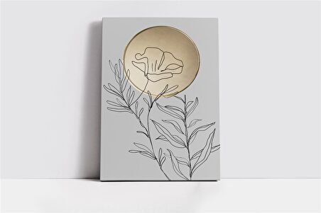 Güneş ve Dallar Kanvas Tablo