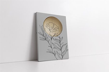 Güneş ve Dallar Kanvas Tablo