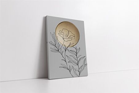 Güneş ve Dallar Kanvas Tablo