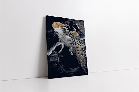 Tavus Kuşu Kanvas Tablo