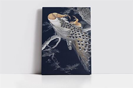 Tavus Kuşu Kanvas Tablo