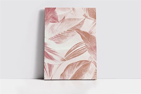 Yapraklar Desen Kanvas Tablo