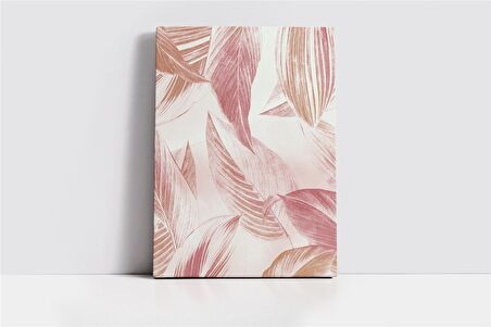 Yapraklar Desen II Kanvas Tablo