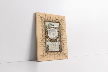 Hilye-i Şerif Kanvas Tablo