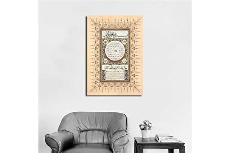 Hilye-i Şerif Kanvas Tablo