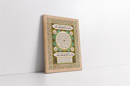 Hilye-i Şerif Kanvas Tablo