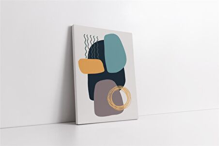 Soyut Modern Desenler Kanvas Tablo