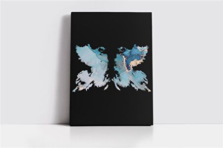 Sulu Boya Vazo ve bitki Kanvas Tablo