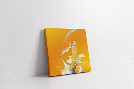 Muz Mısır Manipülasyon Kanvas Tablo