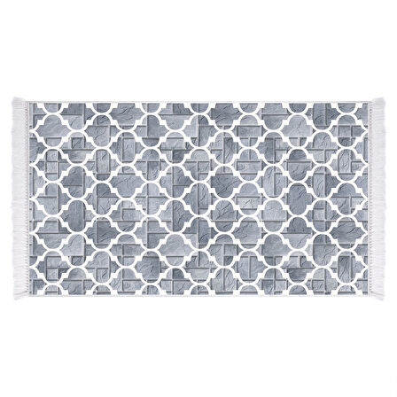 Dekoreko İpek Halı Dijital Saçaklı 2033 Desen 1