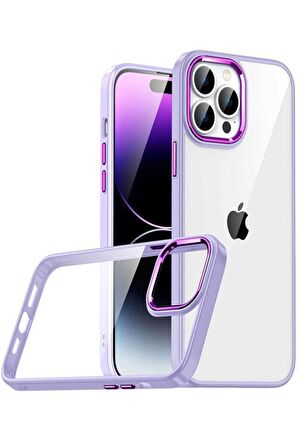 Apple iPhone 14 Pro Kılıf Kamera Korumalı Mat Renkli Silikon