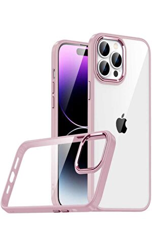 Apple iPhone 14 Pro Kılıf Kamera Korumalı Mat Renkli Silikon