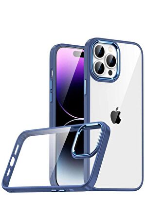 Apple iPhone 14 Pro Kılıf Kamera Korumalı Mat Renkli Silikon