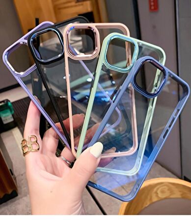 Apple iPhone 14 Pro Kılıf Kamera Korumalı Mat Renkli Silikon