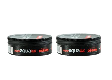 Morfose Ossion Siyah Super Hair Gel Aqua Wax 150 ml X 2 ADET