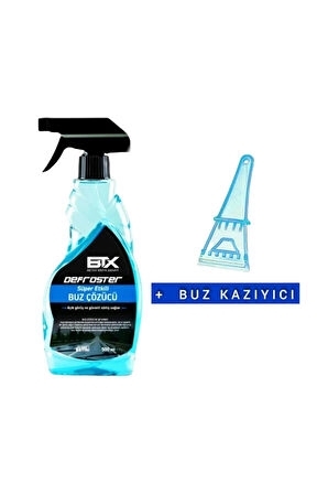 Buz Çözücü Sprey 500 ml & Buz Kazıyıcı Ikisi Bir Arada