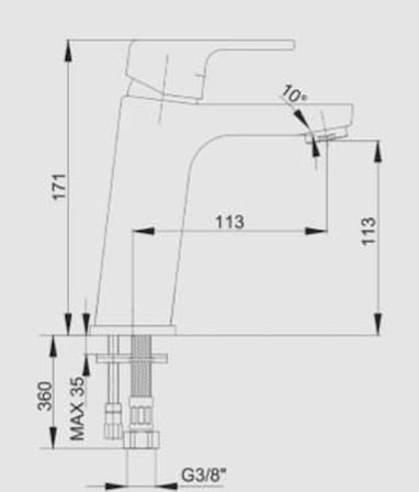Ar Lunetta 102188107 Lavabo Bataryası Diğer