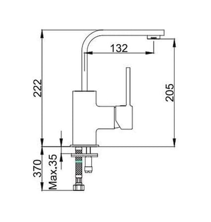 Ar Moni Kuğu Borulu 102118046 Lavabo Bataryası Diğer