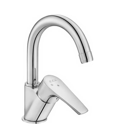 E.c.a. Nıobe Kuğu Borulu Lavabo Bataryası - Krom - 102188054