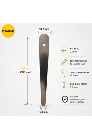 Profesyonel Metal Tamir Penası Ekran Sökme Aparatı Esnek Spudger Çelik Sac 10 cm