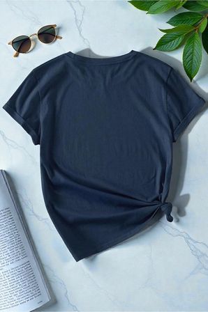 Unisex Los Angles Baskılı LA Tasarım Tshirt