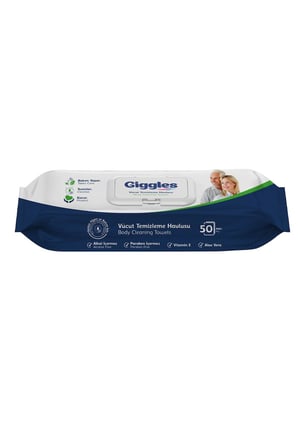 GİGGLES PERINE VE VÜCUT TEMIZLEME HAVLUSU (1X50X24