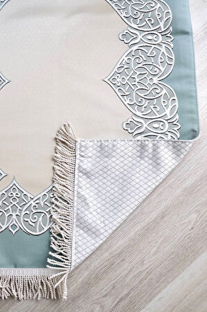 Astarlı Lüks Çeyizlik Seccade S1022 Mavi