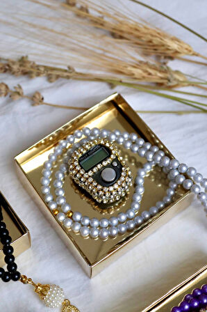 Taşlı Zikirmatik Ve Tesbihli Mevlid Seti 50'li T302