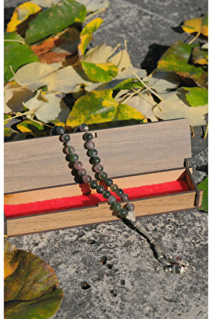 Doğal Taş Renkli Tesbih