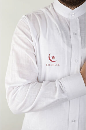 Erkek Battal Keten Gömlek