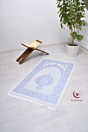 Termo Deri Yasin Kitabı Seccadeli  Eşarplı ve İnci Tesbihli Mevlüt  Set 1 Adet