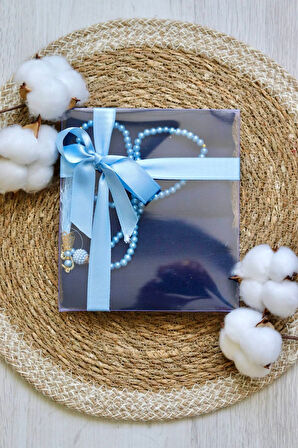 Mevlüt Eşarp İnci Tesbih Hediyelik Set 1 Adet