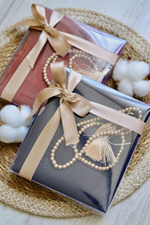 Mevlüt Eşarp İnci Tesbih Hediyelik Set 1 Adet