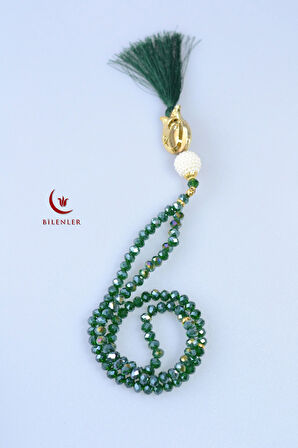 Hediyelik Mevlitlik Kristal Tesbih 99'lu Lale Imameli 1 Adet